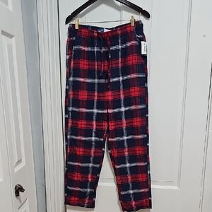 Old Navy Red and Blue Plaid Men's Lounge Pants